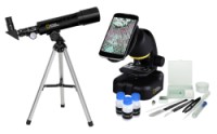 Set National Geographic teleskop 50/360 AZ a mikroskop 40-640x v kufru + hlavolam a flexi tužka