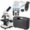 Bresser Junior Biolux SEL 40x-1600x v kufru- školní bílý mikroskop s preparáty a kufrem 4