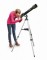 Hvězdářský dalekohled čočkový National Geographic 60/700 AZ Bresser+svítící nálepka Měsíc 2