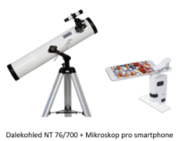 dětský dalekohled a mikroskop